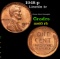 1948-p Lincoln Cent 1c Grades GEM Unc RB