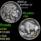 1921-p Buffalo Nickel 5c Grades vf+