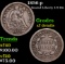 1856-p Seated Liberty Half Dime 1/2 10c Grades xf details