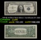 1957B $1 Blue Seal Silver Certificate Fr-1621 Grades Choice AU