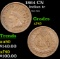1864 CN Indian Cent 1c Grades xf+