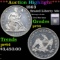 Proof ***Auction Highlight*** 1863 Seated Half Dollar 50c Graded pr64 BY SEGS (fc)