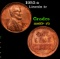 1952-s Lincoln Cent 1c Grades Gem+ Unc RB