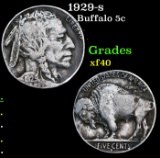 1929-s Buffalo Nickel 5c Grades xf