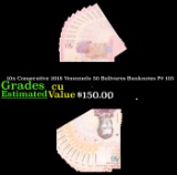 10x Consecutive 2018 Venezuela 50 Bolivares Banknotes P# 105 Grades CU