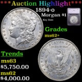 ***Auction Highlight*** 1894-o Morgan Dollar $1 Graded ms62+ By SEGS (fc)