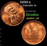 1950-s Lincoln Cent 1c Grades Choice+ Unc RD