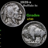 1929-s Buffalo Nickel 5c Grades xf