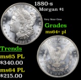 1880-s Morgan Dollar $1 Grades Choice Unc+ PL