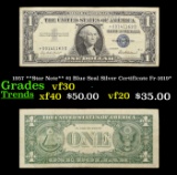 1957 **Star Note** $1 Blue Seal Silver Certificate Fr-1619* Grades vf++