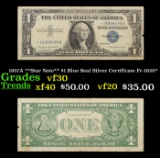 1957A **Star Note** $1 Blue Seal Silver Certificate Fr-1620* Grades vf++