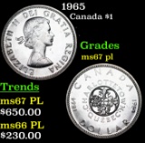 1965 Canada Dollar $1 Grades GEM++ PL