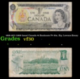 1969-1975 (1969 Issue) Canada $1 Banknote P# 85a, Sig. Lawson-Bouey Grades vf++