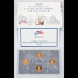 2009 U.S. Mint Lincoln Bicentennial One Cent PROOF Set
