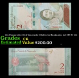 10x Consecutive 2018 Venezuela 2 Bolivares Banknotes, All CU! P# 101 Grades CU
