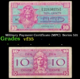 Military Payment Certificate (MPC)  Series 521 Grades vf++