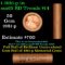 Shotgun Lincoln 1c roll, 1981-p 50 pcs Bank Wrapper.