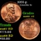 1955-p Lincoln Cent 1c Grades GEM++ RD