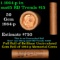 Shotgun Lincoln 1c roll, 1964-p 50 pcs Brandt Wrapper.