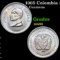 1965 Colombia 50 Centavos KM-225 Grades GEM+ Unc
