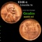 1946-s Lincoln Cent 1c Grades GEM Unc RD