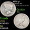1921-p Peace Dollar $1 Grades f+