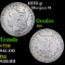 1879-p Morgan Dollar $1 Grades f+