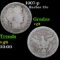 1907-p Barber Quarter 25c Grades vg, very good