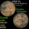 1858 LL Flying Eagle Cent 1c Grades VF Details