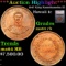 ***Auction Highlight*** 1847 King Kamehameha III Hawaii Cent 1c Graded ms64 rb BY SEGS (fc)