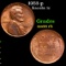 1953-p Lincoln Cent 1c Grades GEM+ Unc RB