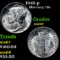 1945-p Mercury Dime 10c Grades GEM++ Unc