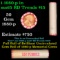 Shotgun Lincoln 1c roll, 1980-p 50 pcs Vintage Penny Wrapper.