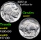 1937-p Buffalo Nickel 5c Grades GEM+ Unc
