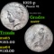 1923-p Peace Dollar $1 Grades Choice+ Unc