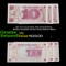 Set of 3 consecutive 1972 Great Britain Military Payment 10 New Pence Note P# M45A Grades CU