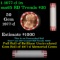 Shotgun Lincoln 1c roll, 1977-d 50 pcs Bank Wrapper.