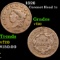 1826 Coronet Head Large Cent 1c Grades vf, very fine