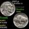 1937-p Buffalo Nickel 5c Grades GEM Unc
