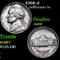 1986-d Jefferson Nickel 5c Grades GEM++ Unc