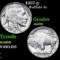 1937-p Buffalo Nickel 5c Grades GEM+ Unc