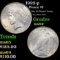 1923-p Peace Dollar $1 Grades Choice+ Unc