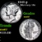 1942-p Mercury Dime 10c Grades GEM++ Unc