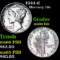 1944-d Mercury Dime 10c Grades GEM+ FSB