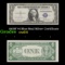 1935F $1 Blue Seal Silver Certificate Grades Choice CU