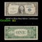 1935F $1 Blue Seal Silver Certificate Grades f+