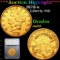 ***Auction Highlight*** 1878-s Gold Liberty Double Eagle $20 Graded au53 By SEGS (fc)