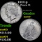 1922-p Peace Dollar $1 Grades Choice+ Unc