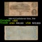 1864 $5 Confederate Note, T69 Grades vf+