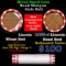 Mixed small cents 1c orig shotgun roll, 1929-s Wheat Cent, Wheat Cent other end, Brinks Wrapper.